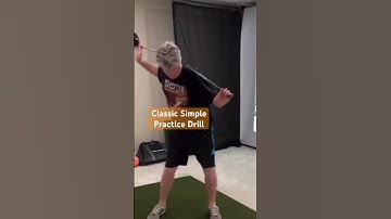 Classic simple practice drill! Improve your pivot and swing easily! Just do it! #swingtips #golf