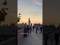 Unos segundos en Londres… atardecer con el Big Ben 📸✨ #uk #londres #romance #nostalgia