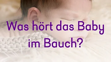 Kann man das Baby im Bauch weinen hören?