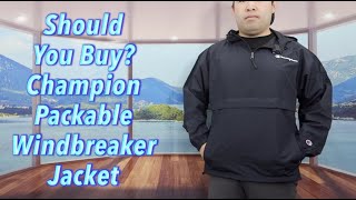 Moet je deze Champion opvouwbare windbreaker kopen?
