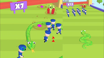 Snake Master 3D 🐍  Android All Levels Game Play Walkthrough Level HSFSKAG