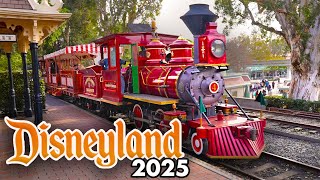 Disneyland Railroad 2025 - Disneyland Train Ride 4K60 Pov