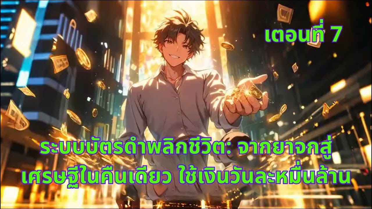 เตอนที่  7 |  ระบบบัตรดำพลิกชีวิต: จากยาจกสู่เศรษฐีในคืนเดียว ใช้เงินวันละหมื่นล้าน!