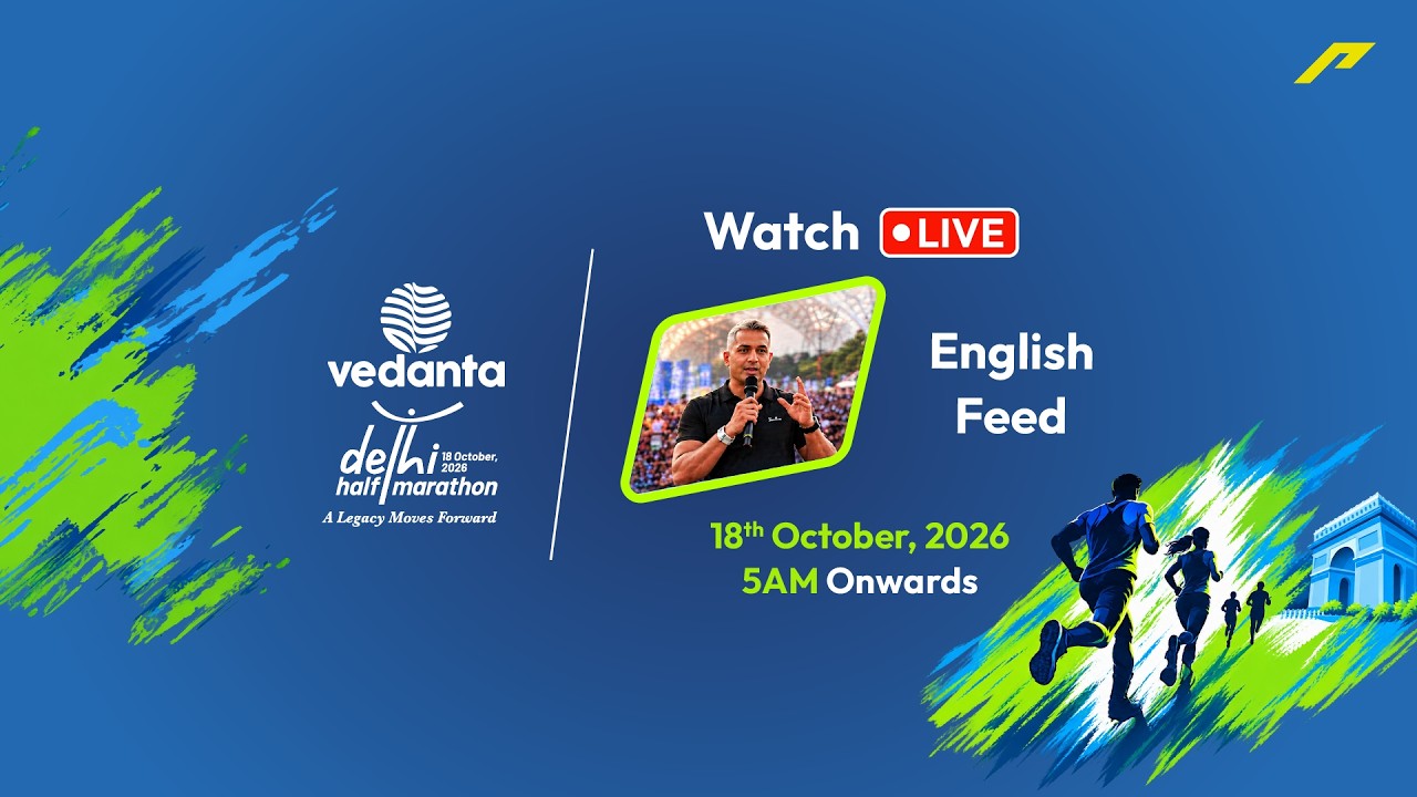 Vedanta Delhi Half Marathon | English Commentary