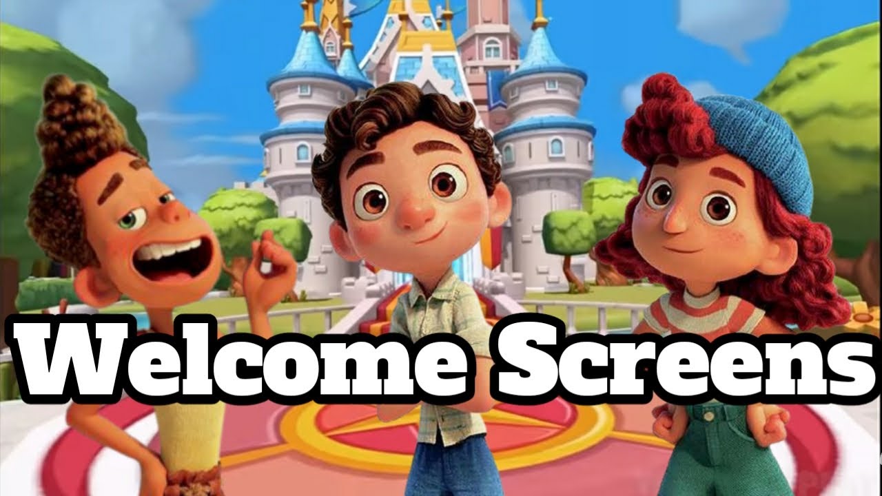 Luca Characters Welcome Screens| Disney Magic Kingdom Game| Let's Play