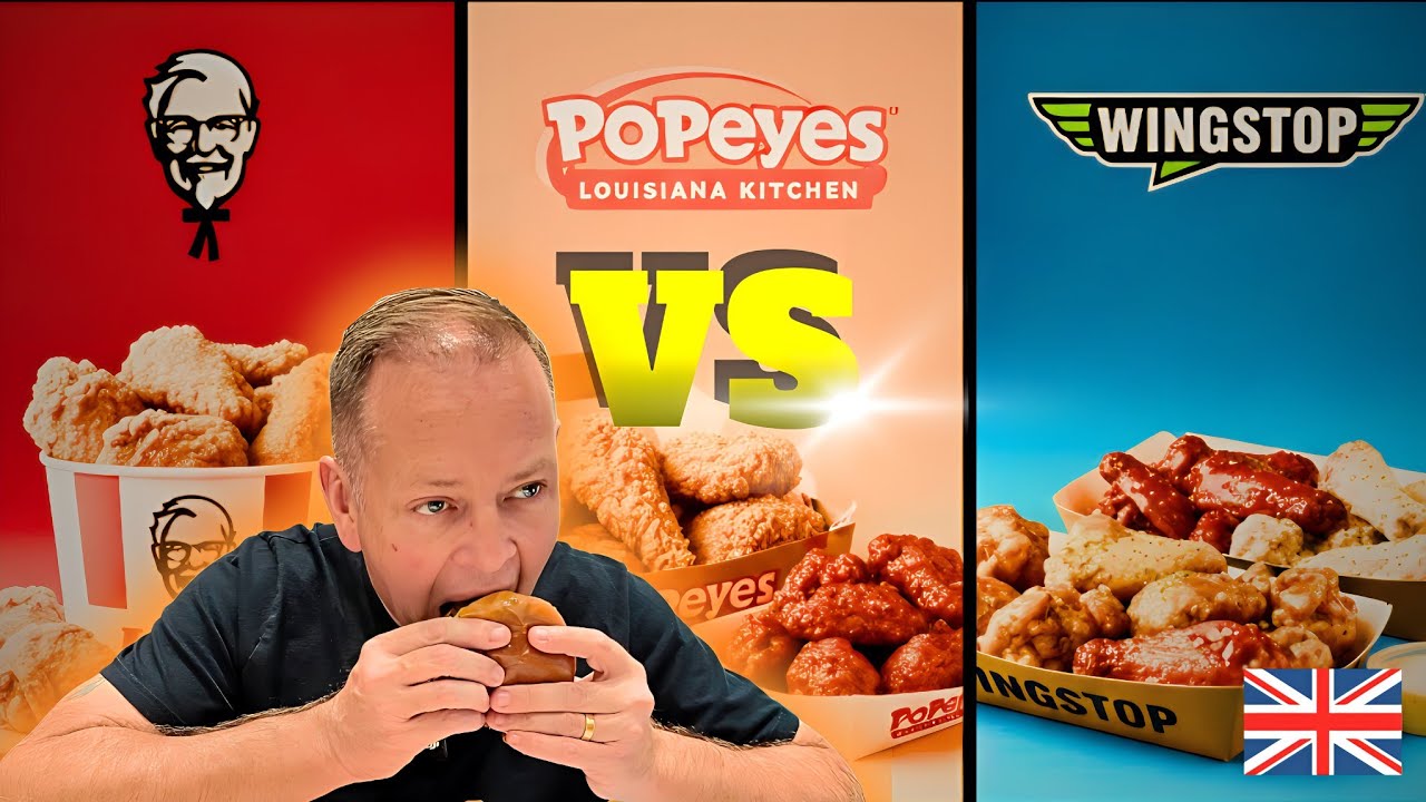KFC против Popeyes против Wingstop: Величайшая битва жареных цыплят!