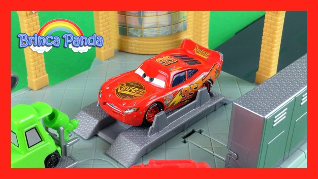 Lightning Macqueen in the garage YouTube