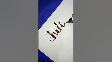 Julie Name Art Magical Calligraphphy #song #calligraphy #nameart #trending #short #art #viral #short