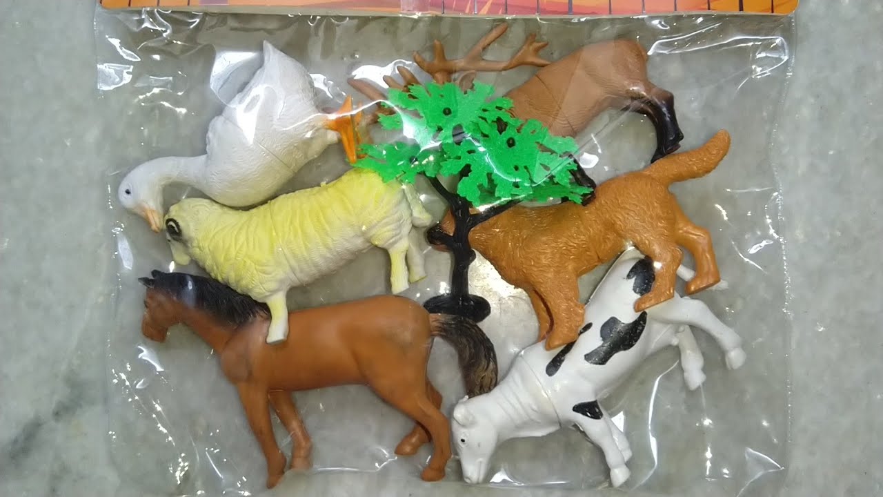 Farm Animals Toys Unboxing Video || Horse, Dog, Sheep, Cow || MK&T || Mere Khilone and Toys