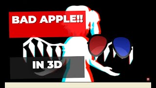Bad Apple but its in Anaglyph 3D