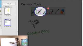 Smartboard training: Part 3 Common Tools - pens, lines and shapes