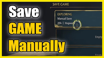 How to Save Game & See Playtime in Hogwarts Legacy (Fast Tutorial)