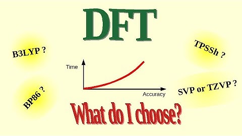 How do I choose a DFT theory level ?