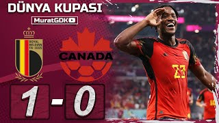 Belçi̇ka 1-0 Kanada 2022 Dünya Kupasi