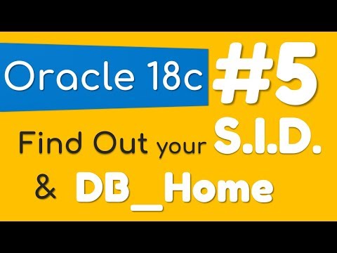 How to find out the SID and DB Home in Oracle Database by Manish Sharma