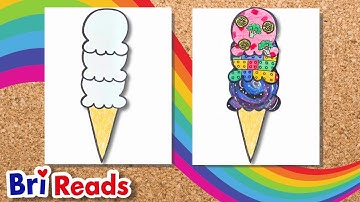How to Draw a Super Scoop Ice Cream!