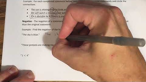 3.1 - Statements and Quantifiers