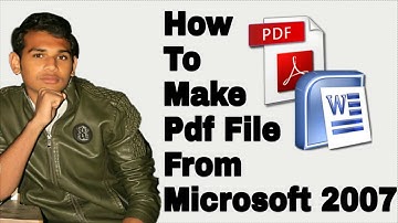 How To Make Pdf and Xps files from microsoft2007