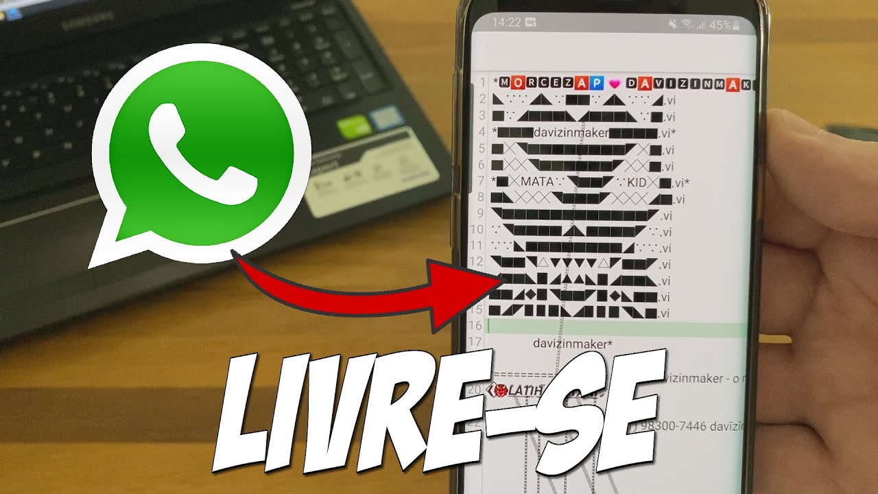 TRAVA ZAP COMO DESTRAVAR WHATSAPP COM MENSAGEM NO ANDROID E IOS IPHONE ...