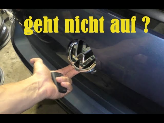 Heckklappe geht nicht auf - VW Golf 7: Wie Öffnen! 