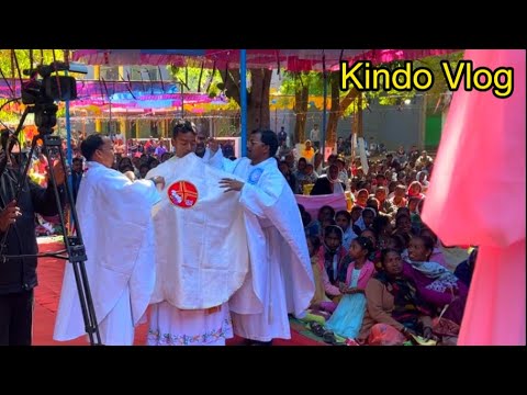 (2025 )priest Ordination, Kurdeg Parish Simdega Jharkhand, Fr. Praveen Vikash Khalkho.