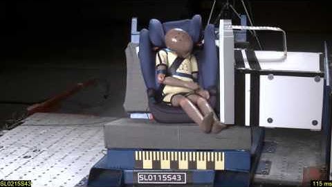 Краш-тест Cybex Solution M-Fix. Боковой удар