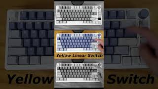 Royal Kludge RK M75 Red/Yellow/Brown Switches Soundtest #Shorts