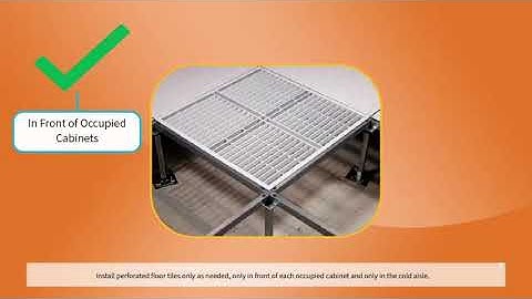 Data Centre floor tile placement