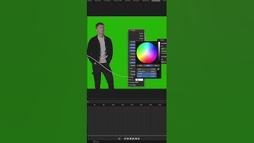 Did you know you can key out green screen videos in Blender? #blendertutorial #blender3d
