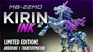 52Toys Megabox MB-22MO Kirin Ink! Exclusive Figure Unboxing & Transformation | Beastbox Machine Cube