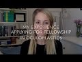 My Experience Matching Into Oculoplastics Fellowship