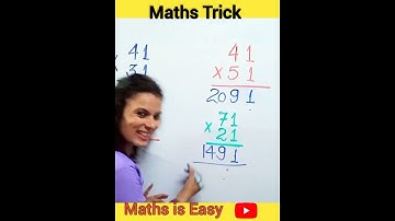 Best Multiplication Trick  | Vedic Maths Trick #Shorts #Youtubeshorts Maths is Easy