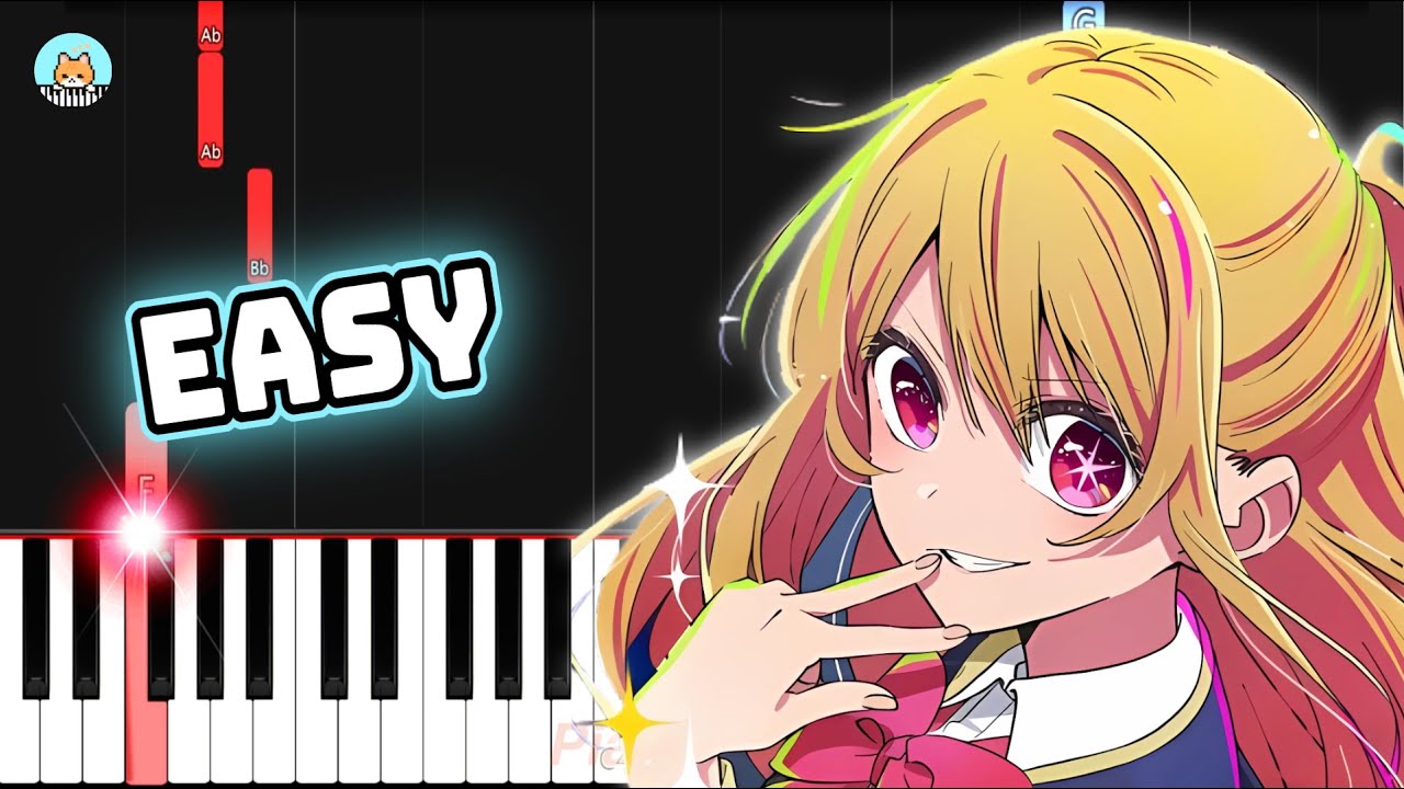 Oshi no Ko Season 2 ED - "Burning" - EASY Piano Tutorial & Sheet Music