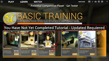 Unreal Tournament Basic Training Bug