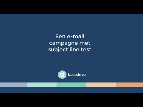 e-mail marketing: Verschillende varianten van een onderwerpsregel van een e-mail campagne testen