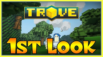 Trove Game - Trove Open Beta MMORPG First Look - Trove Gameplay + Gunslinger/Knight Classes