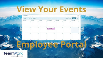 TeamWork 5 Employee Tutorial: How to View Your Events