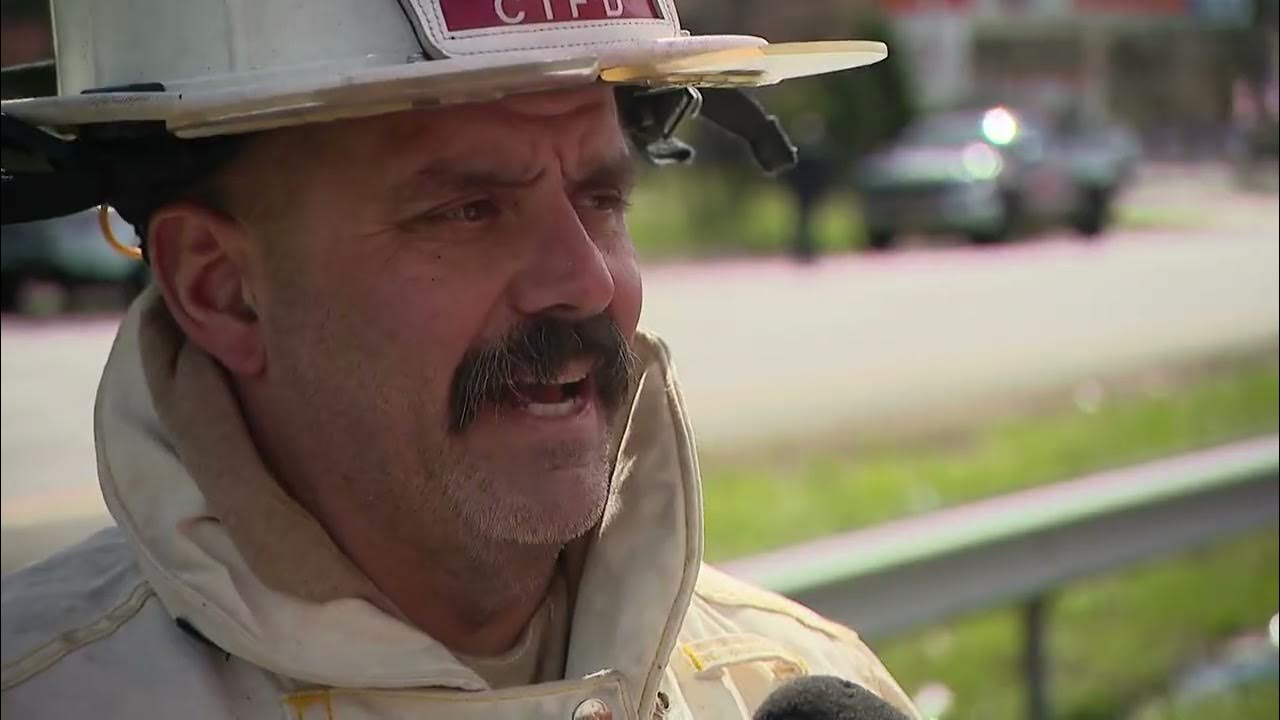 Fire breaks out at BP gas station in Islandia, adjacent building