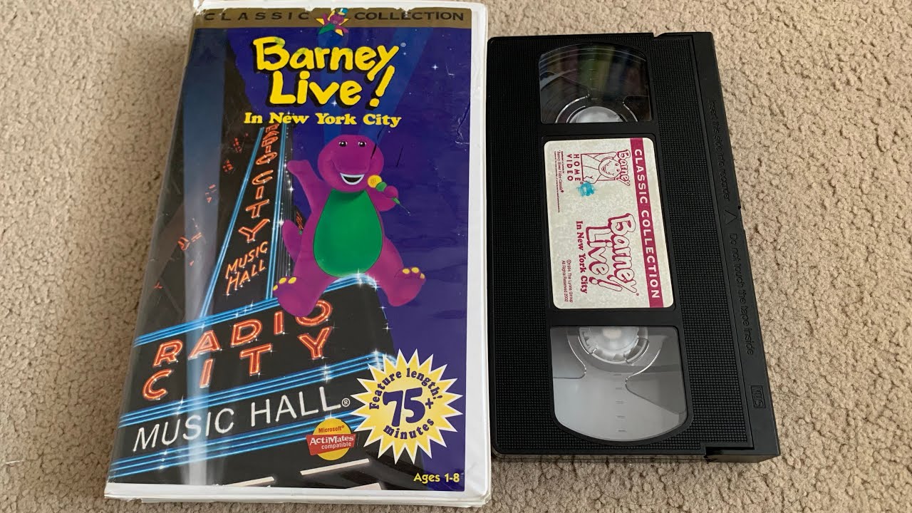 Opening To Barney Live! In New York City 1994 VHS - YouTube