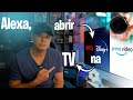 Alexa abrir netflix prime youtube smart ir  controle da tv por voz e aplicativo