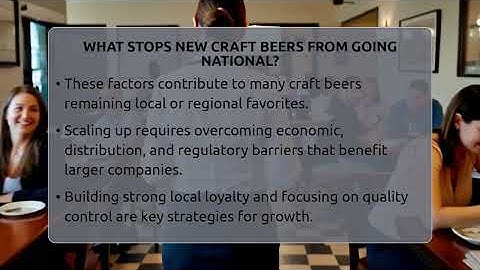 What Stops New Craft Beers From Going National? - The Pint Guy