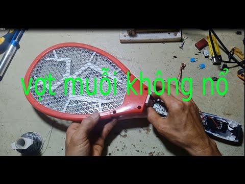 Video sửa vợt muỗi không nổ - youtube