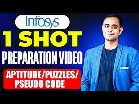 Infosys 1SHOT Aptitude, Reasoning, Puzzles & Pseudo Code | Batch 2026/2025/2024 - video from OnlineStudy4u