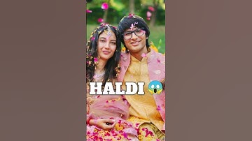 Sourav Bhai 😱 Ki Haldi! 🥳 | Mini Vlog | #shorts #minivlog