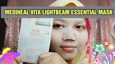 Mediheal vita lightbeam essential mask review