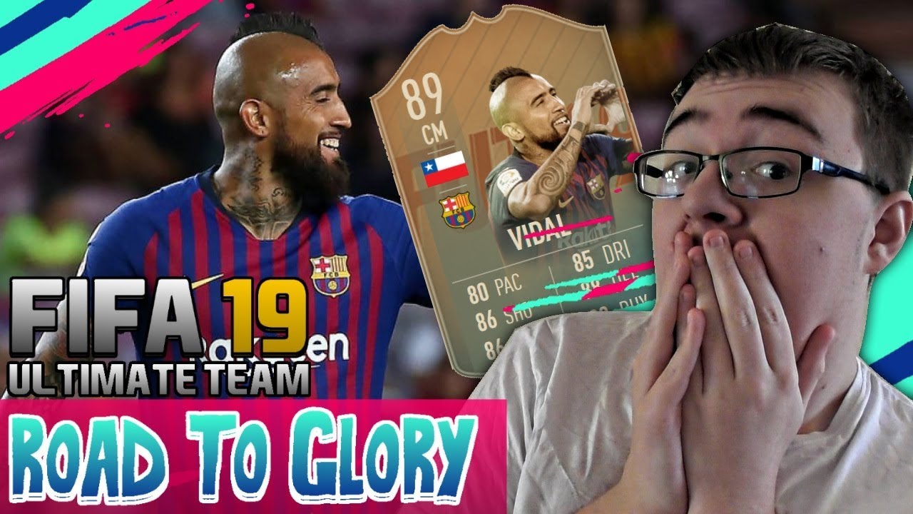 INSANE NEW FLASHBACK ARTURO VIDAL CARD! | FIFA 19 ULTIMATE TEAM ROAD TO GLORY