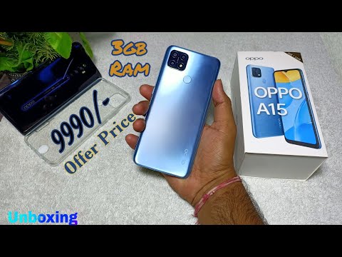 Oppo A15 3gb Ram Unboxing & First Impression Hindi 3gb Ram 32gb Rom price Cut new price 9990