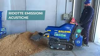 MOLLO NOLEGGIO: dumper TC50-e 100% elettrico. Carico utile 500 kg.