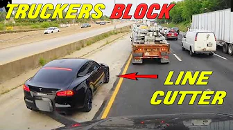 BEST OF SEMI-TRUCKS ROAD RAGE 2025 | Road Rage, Brake Checks, Karens | PART 5