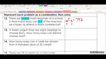 Combinations - Order doesn